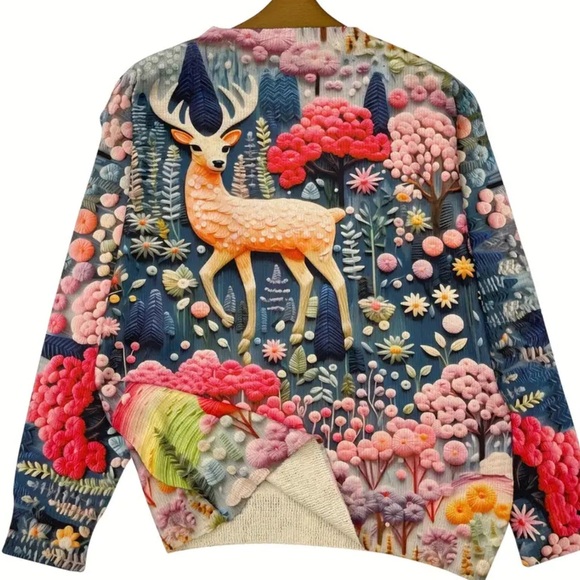 Deer sweater - Picture 4 of 8